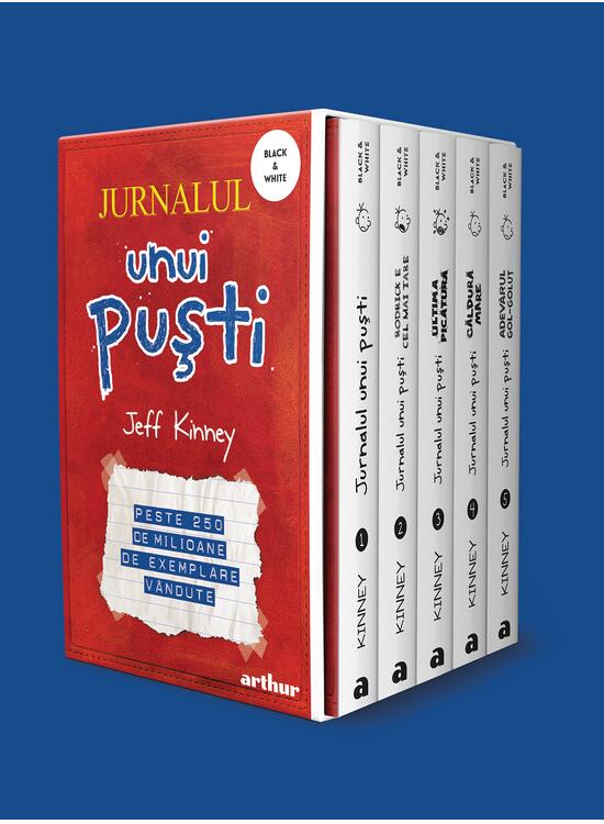 Box set Jurnalul unui puști ( volumele 1- 5, ediție paperback) - gallery big 1