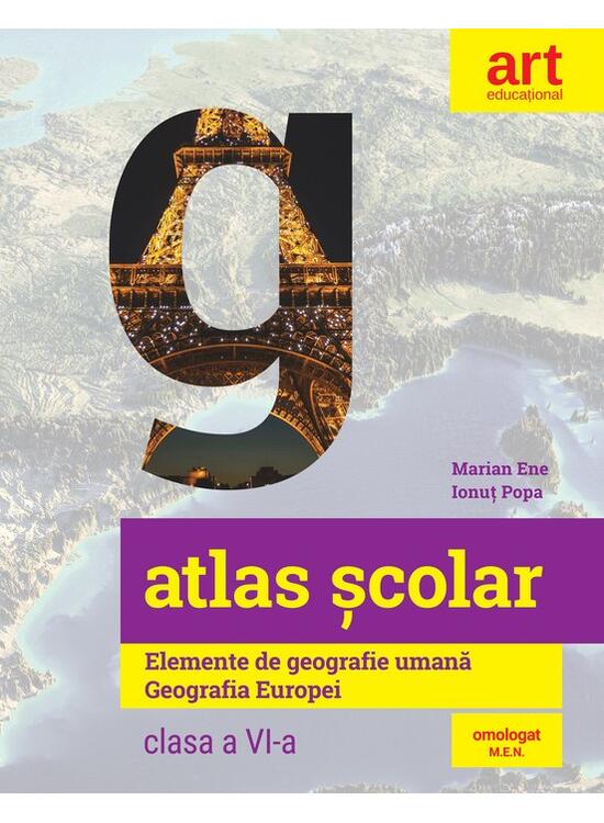 Atlas școlar. Elemente de geografie umană. Geografia Europei - gallery big 1