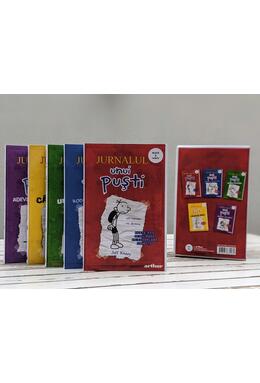 Box set Jurnalul unui puști ( volumele 1- 5, ediție paperback)