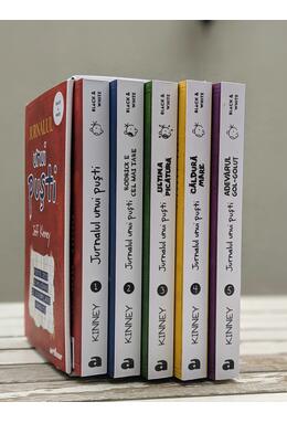 Box set Jurnalul unui puști ( volumele 1- 5, ediție paperback)