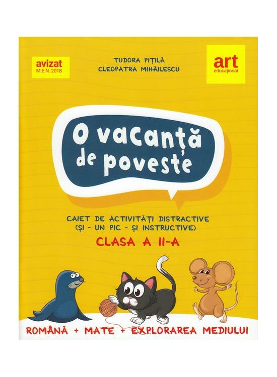 O vacanță de poveste. Caiet de activități pentru clasa a II-a - gallery big 1