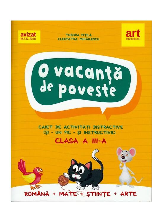 O vacanță de poveste. Caiet de activități pentru clasa a III-a - gallery big 1