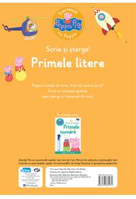 Peppa Pig: Exersează cu Peppa. Scrie și șterge! Primele litere