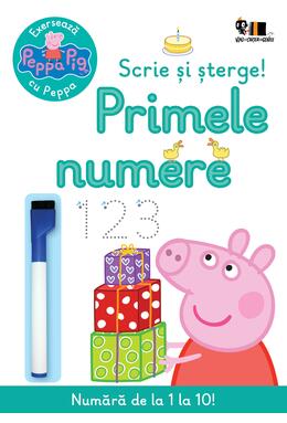 Pachet Exersează cu Peppa Pig. Scrie și șterge! ( Primele numere, Primele litere)