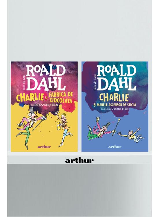 Pachet Charlie ( Roald Dahl) 2 volume în format mic - gallery big 1