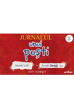 Box set Jurnalul unui Puști (volumele 1- 10) + Jurnalul meu, ediție paperback