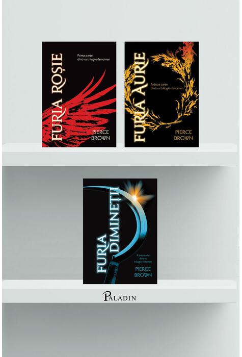 Pachet Pierce Brown (Furia Roșie, Furia Aurie, Furia Dimineții) | paperback