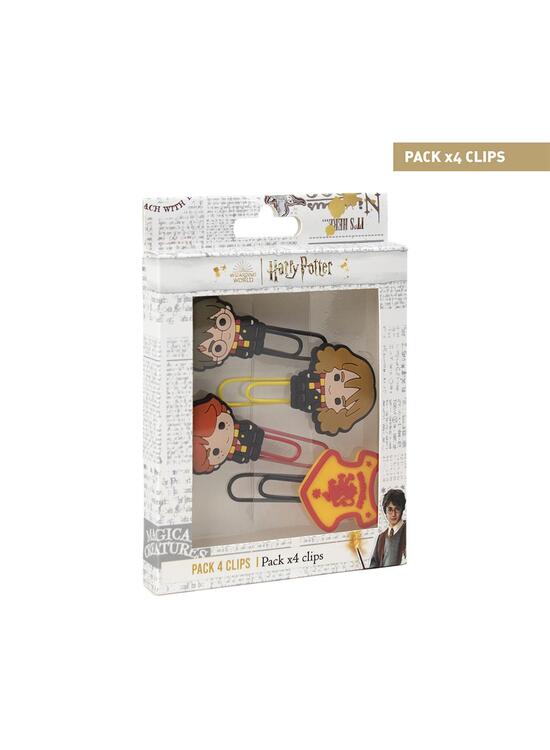 Set 4 agrafe de birou cu personaje Harry Potter - gallery big 1