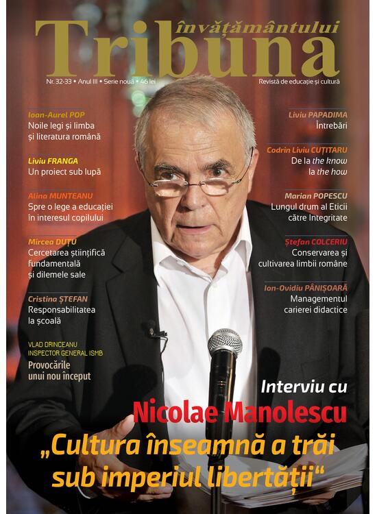 Tribuna Învățământului. Revista de educație și cultură Nr. 32-33/2022, Anul III, Serie Nouă - gallery big 1