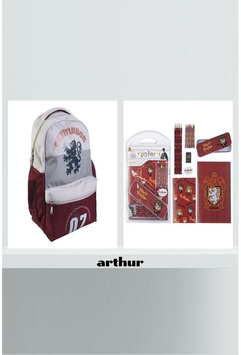 Pachet Harry Potter Gryffindor (rucsac și rechizite)