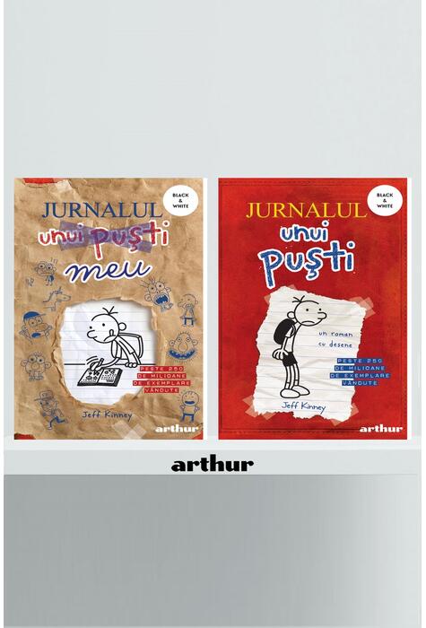 Pachet Jurnalul unui Puști ( 2 volume, ediție paperback)