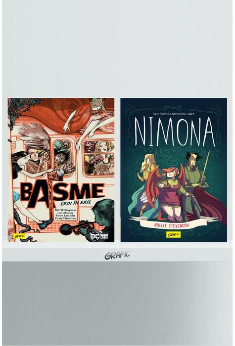 Pachet Grafic (Nimona, Eroi în exil)