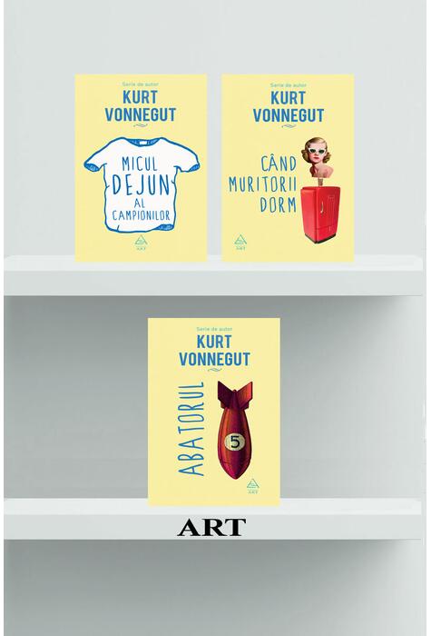 Pachet Kurt Vonnegut (Micul dejun, Când muritorii dorm, Abatorul cinci)