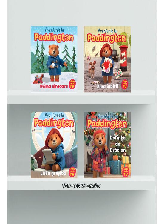 Pachet Aventurile lui Paddington (Dorința de Crăciun, Lista greșită, Ziua iubirii, Prima ninsoare) - gallery big 1