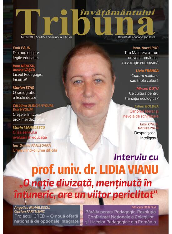 Tribuna Învățământului. Revista de educație și cultură Nr. 37-38/2023, Anul IV, Serie Nouă - gallery big 1