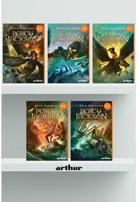 Pachet Percy Jackson și Olimpienii (volumele 1-5, hardcover)