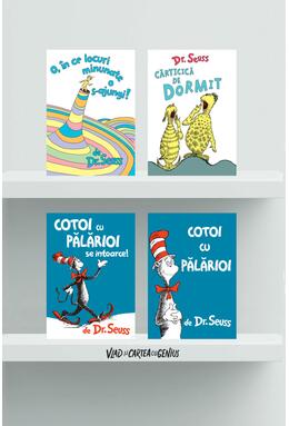 Pachet Dr. Seuss (Cotoi cu pălărioi, O, în ce locuri, Cărticica de dormit)