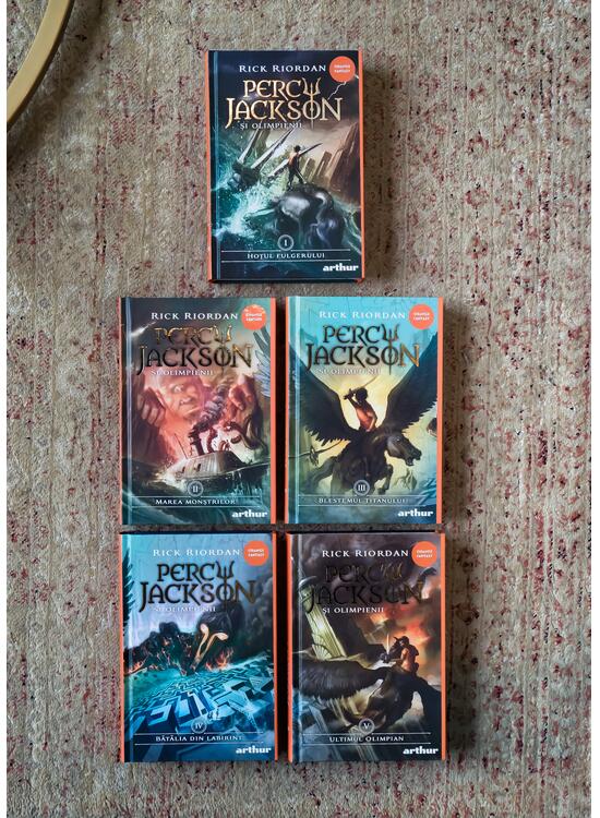 Pachet Percy Jackson și Olimpienii (volumele 1-5, hardcover) - gallery big 2