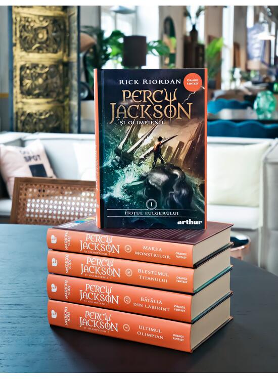 Pachet Percy Jackson și Olimpienii (volumele 1-5, hardcover) - gallery big 3