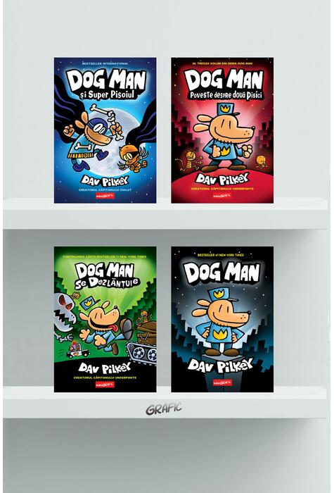 Pachet Dog Man (4 volume)