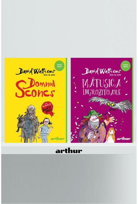 Pachet Walliams Funny Green (Domnul Sconcs, Mătușica îngrozitoare)