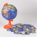 Glob pământesc 15 cm cu puzzle 100 piese încorporat - gallery small 