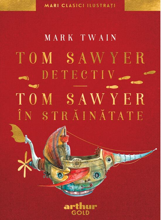 Pachet Mark Twain (Tom Sawyer, Huckleberry Finn - Mari Clasici Ilustrați) - gallery big 2