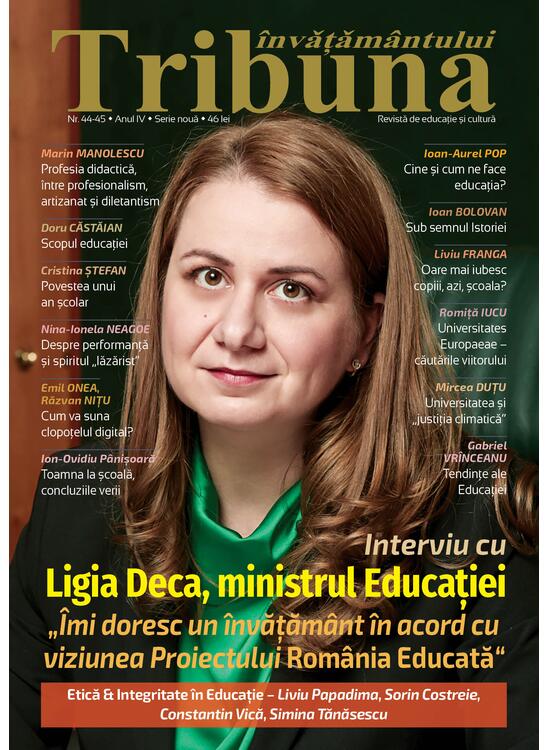 Tribuna Învățământului. Revista de educație și cultură Nr. 44-45/2023, Anul IV, Serie Nouă - gallery big 1