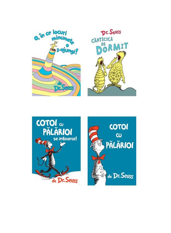 Pachet Dr. Seuss (Cotoi cu pălărioi, O, în ce locuri, Cărticica de dormit) - gallery big 6