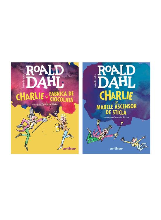 Pachet Charlie ( Roald Dahl) 2 volume în format mic - gallery big 4