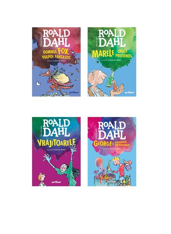 Pachet Roald Dahl ( Domnul Fox, MUP, Vrăjitoarele, George) - gallery big 6