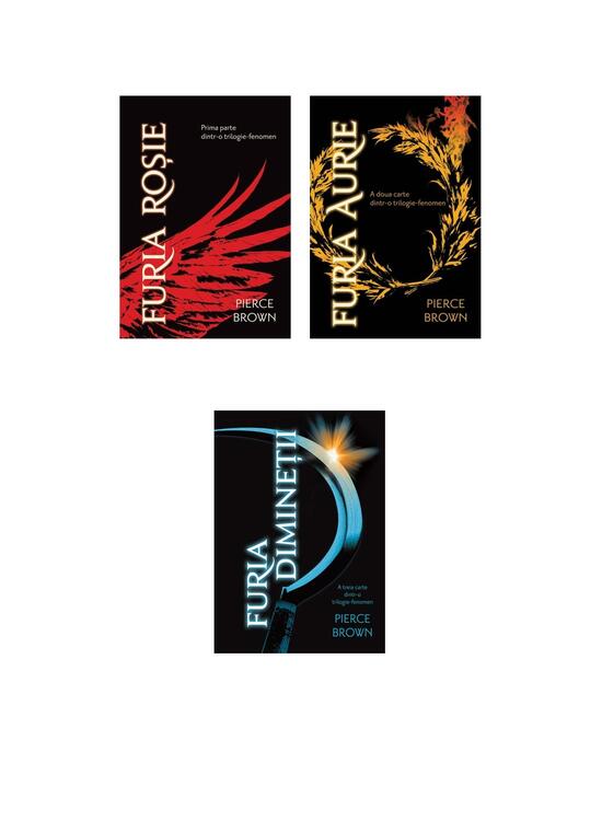 Pachet Pierce Brown (Furia Roșie, Furia Aurie, Furia Dimineții) | paperback - gallery big 5