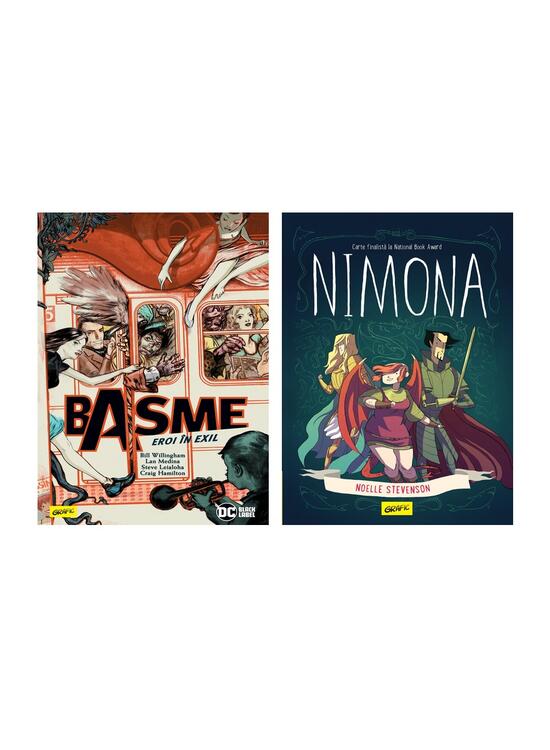 Pachet Grafic (Nimona, Eroi în exil) - gallery big 4