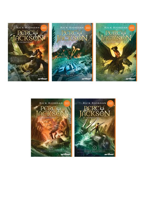 Pachet Percy Jackson și Olimpienii (volumele 1-5, hardcover) - gallery big 9