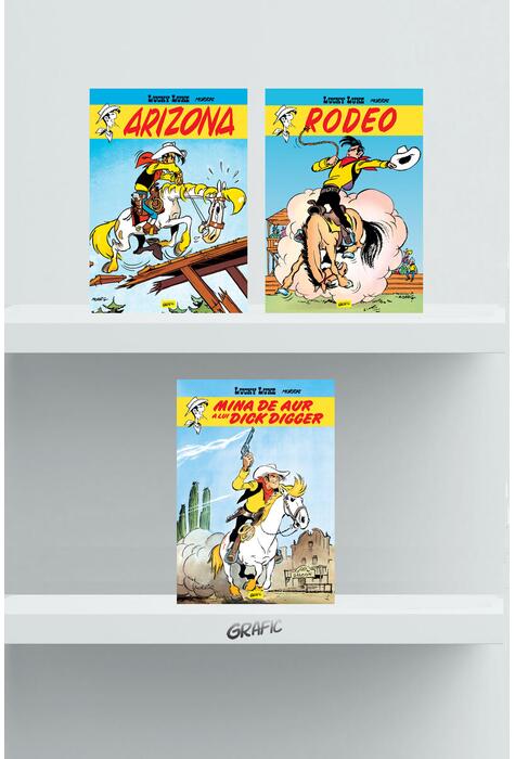 Pachet Lucky Luke 3 volume