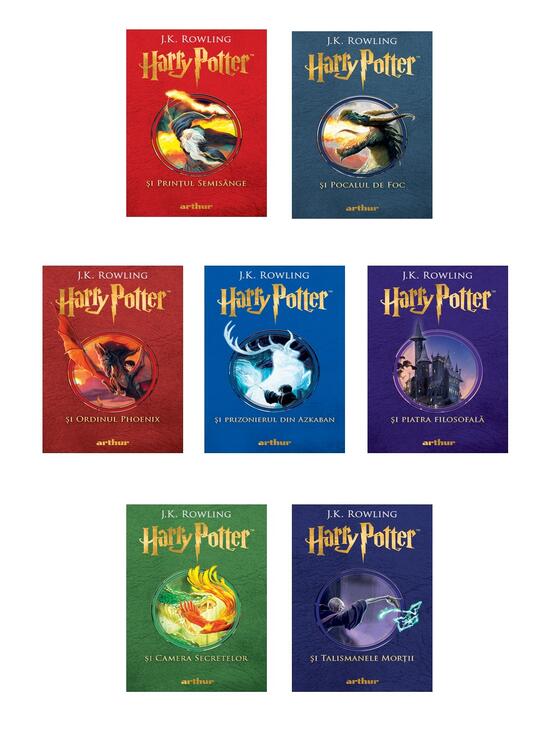 Pachet integrala Harry Potter (7 volume) cu almanah - gallery big 10