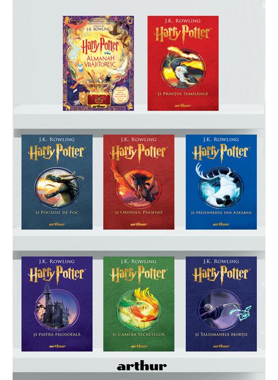 Pachet integrala Harry Potter (7 volume) cu almanah - gallery big 1