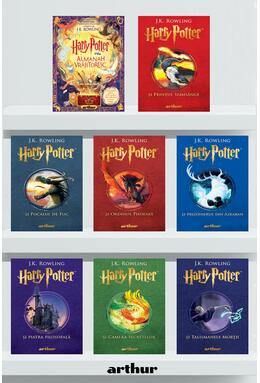 Pachet integrala Harry Potter (7 volume) cu almanah