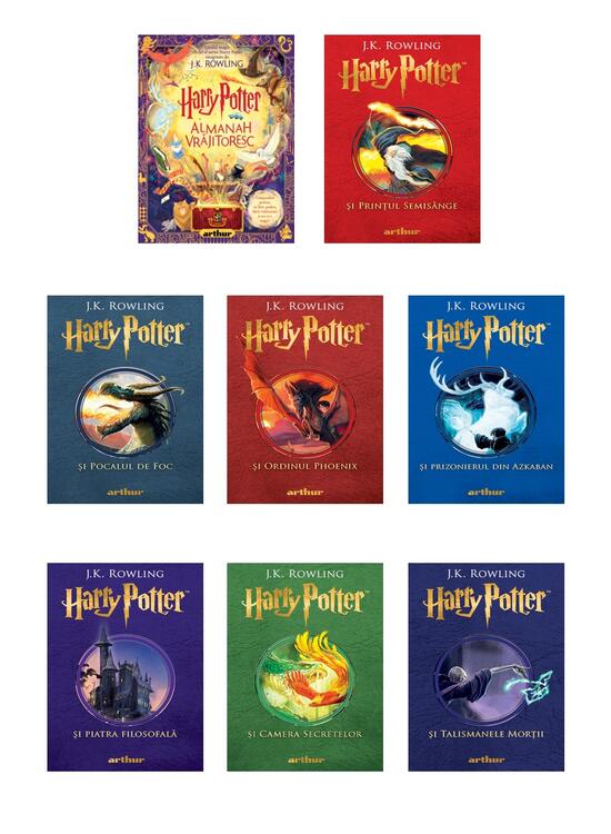 Pachet integrala Harry Potter (7 volume) cu almanah - gallery big 11