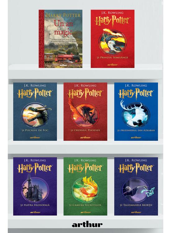 Pachet integrala Harry Potter (7 volume) cu An Magic - gallery big 1