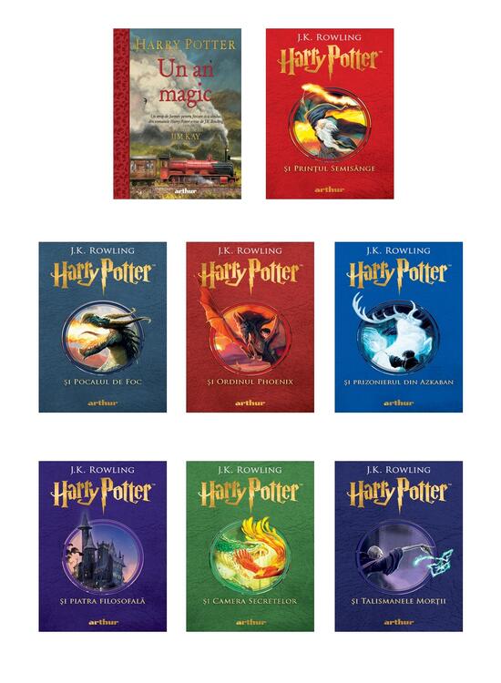 Pachet integrala Harry Potter (7 volume) cu An Magic - gallery big 12