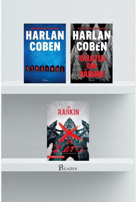 Pachet thriller 3 volume (Străinul, Băiatul, X și 0)