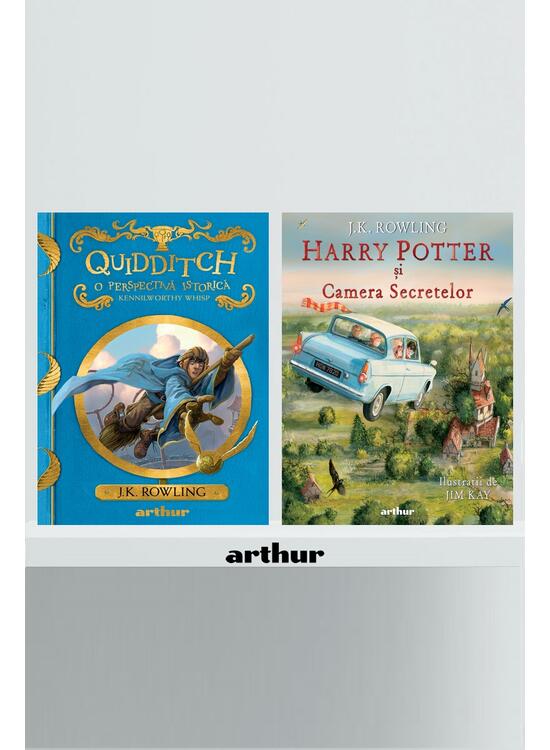 Pachet Harry Potter (Camera Secretelor,Quidditch - O perspectivă istorică) - gallery big 1