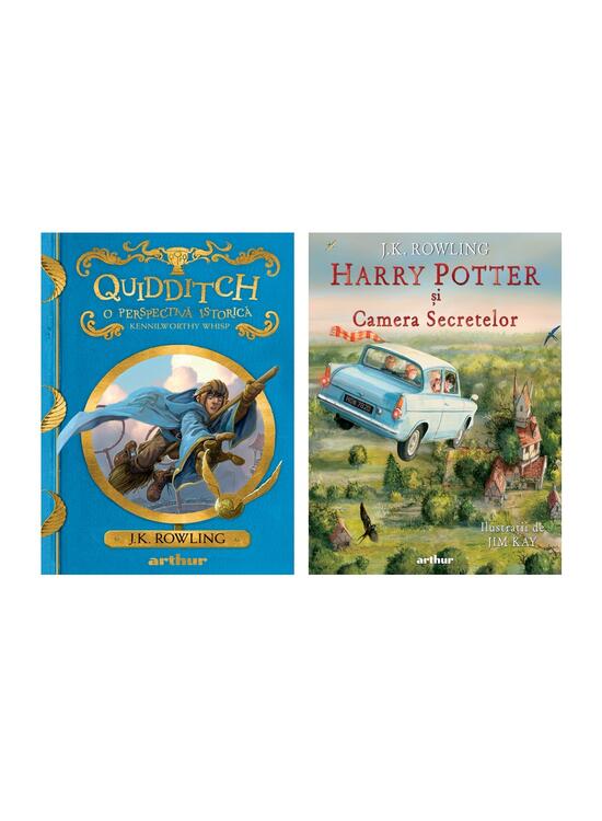 Pachet Harry Potter (Camera Secretelor,Quidditch - O perspectivă istorică) - gallery big 4