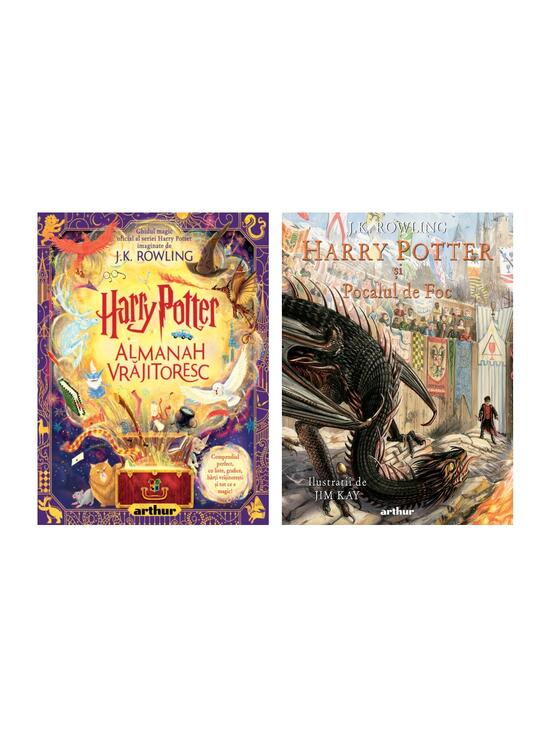 Pachet Harry Potter, ediție ilustrată (vol 4 și Almanah Vrăjitoresc) - gallery big 4