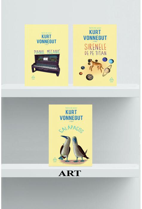 Pachet Kurt Vonnegut (Pianul, Galápagos, Sirenele)