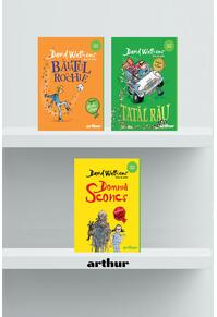 Pachet Walliams Funny Green ( Domnul Sconcs, Tatăl rău, Băiatul cu rochie)