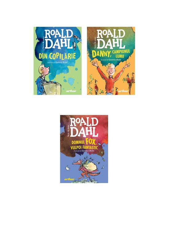 Pachet Roald Dahl în format mic (Danny..., Domnul Fox..., Din copilărie) - gallery big 5