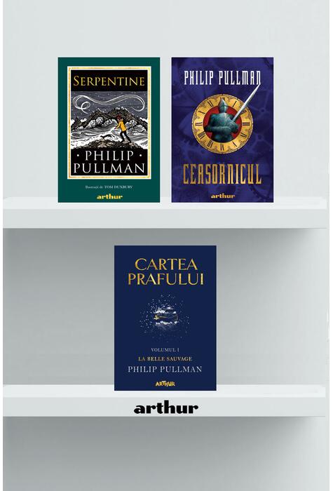 Pachet Philip Pullman Gold (Serpentine, Ceasornicul, Cartea Prafului)