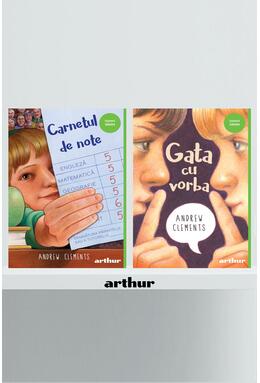 Pachet Andrew Clements (Gata cu vorba, Carnetul de note)